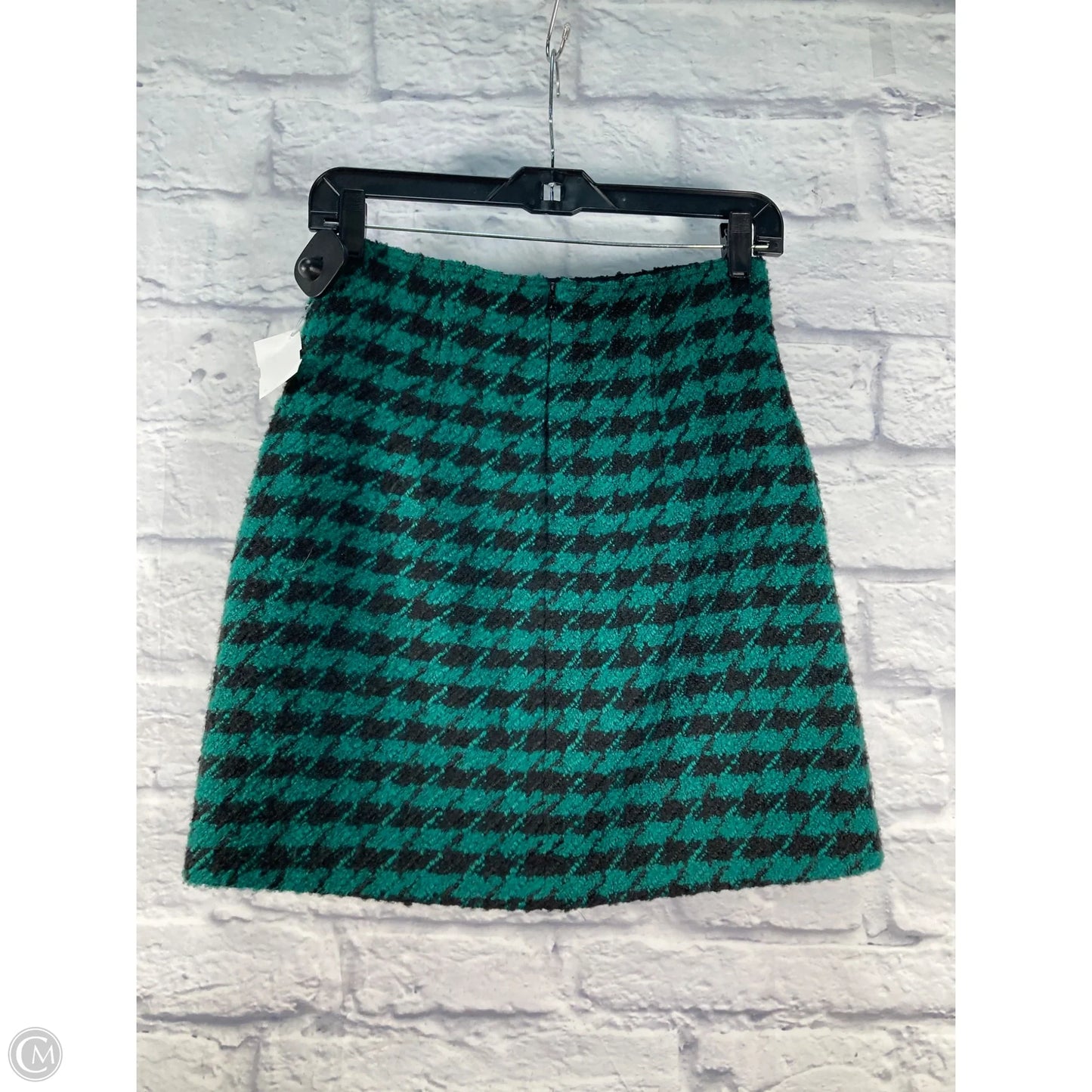 Skirt Designer By Sandro In Black & Green, Size: Xs