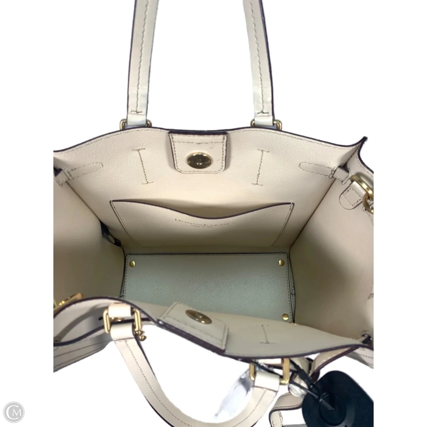 Tote Leather By Donna Karan, Size: Medium