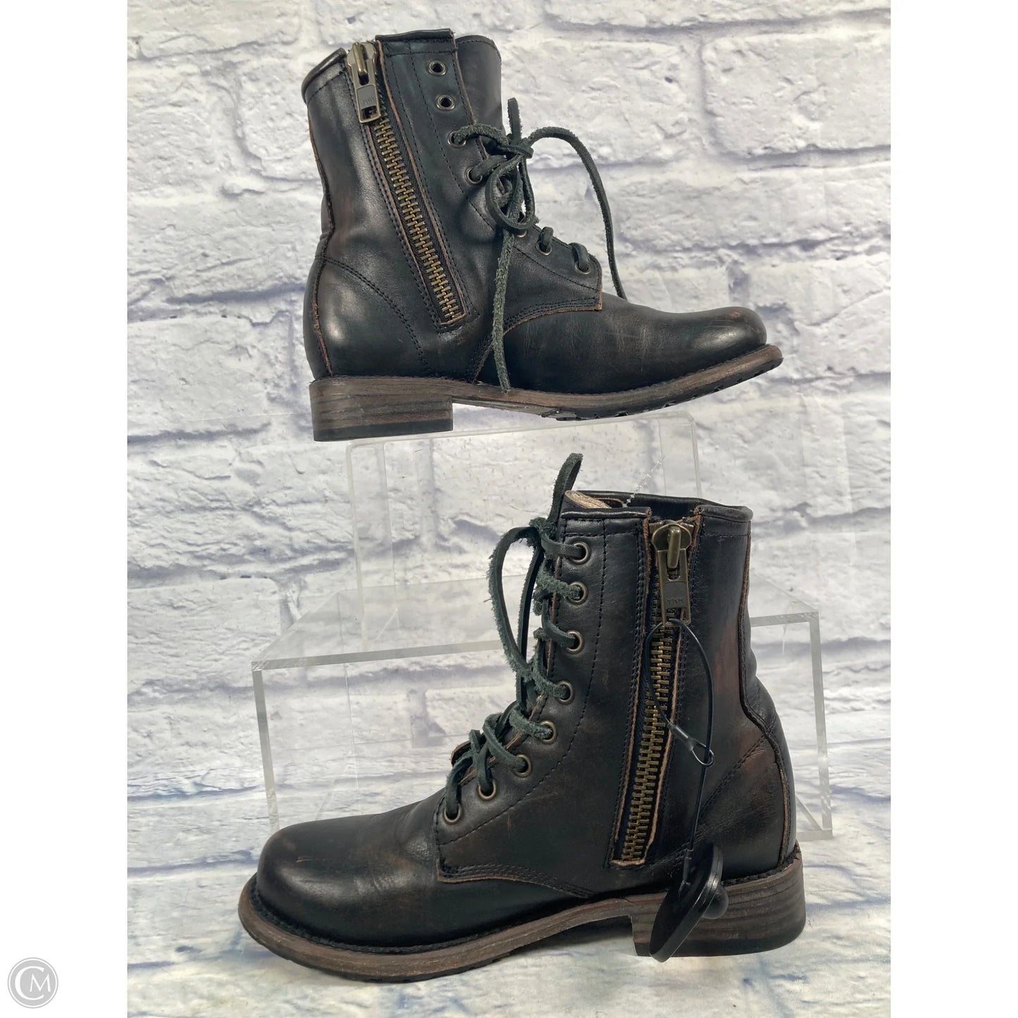 Boots Combat By Freebird In Brown, Size: 8