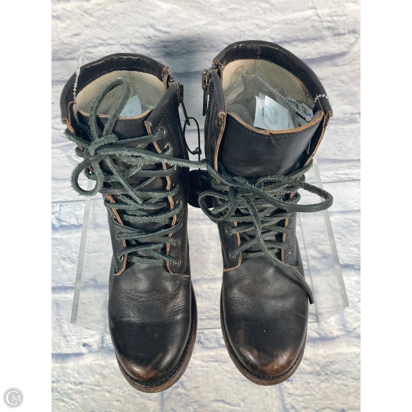 Boots Combat By Freebird In Brown, Size: 8