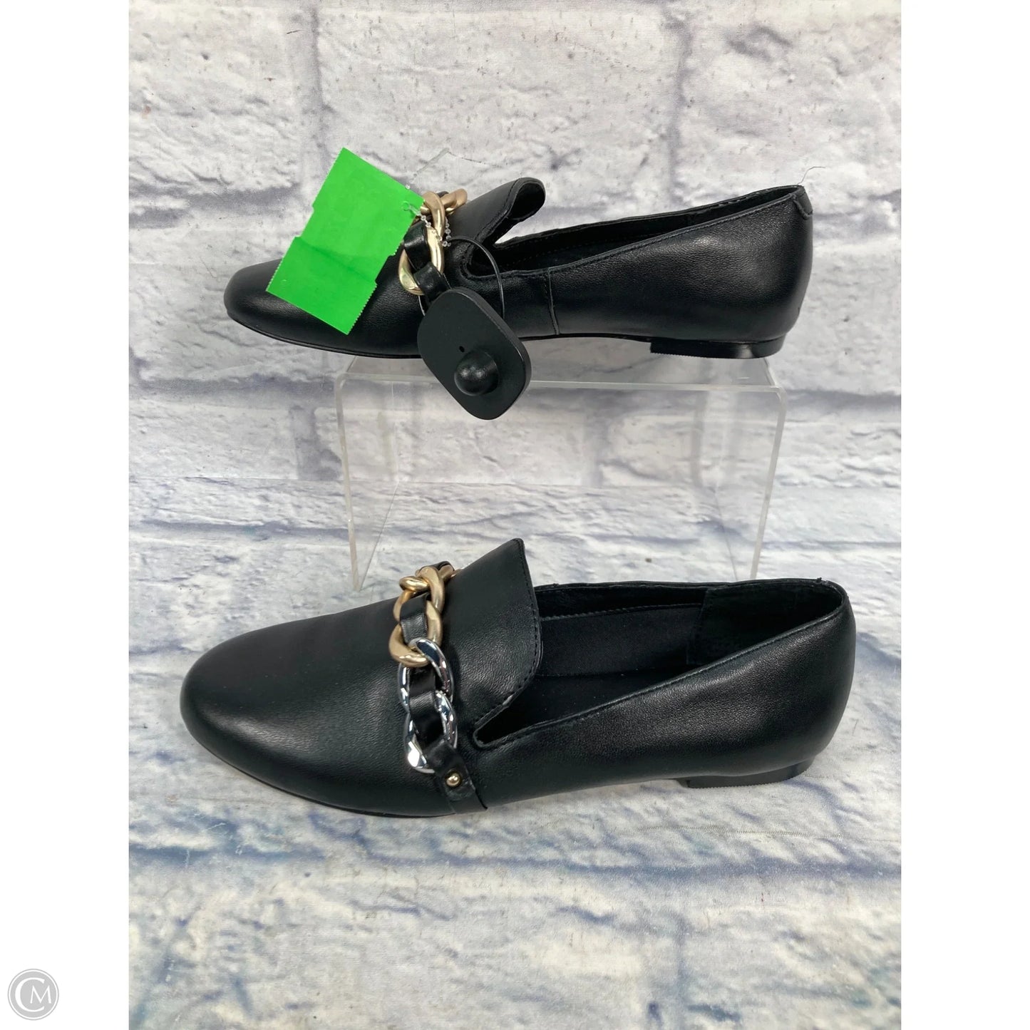 Shoes Flats By Chicos In Black, Size: 6.5