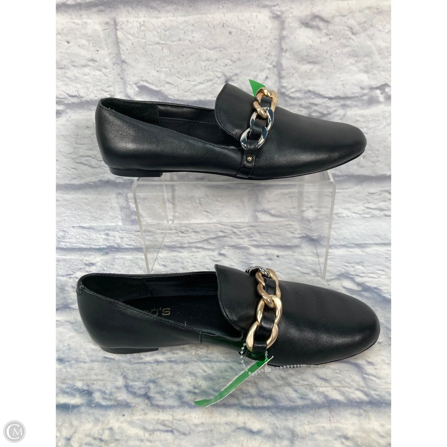 Shoes Flats By Chicos In Black, Size: 6.5