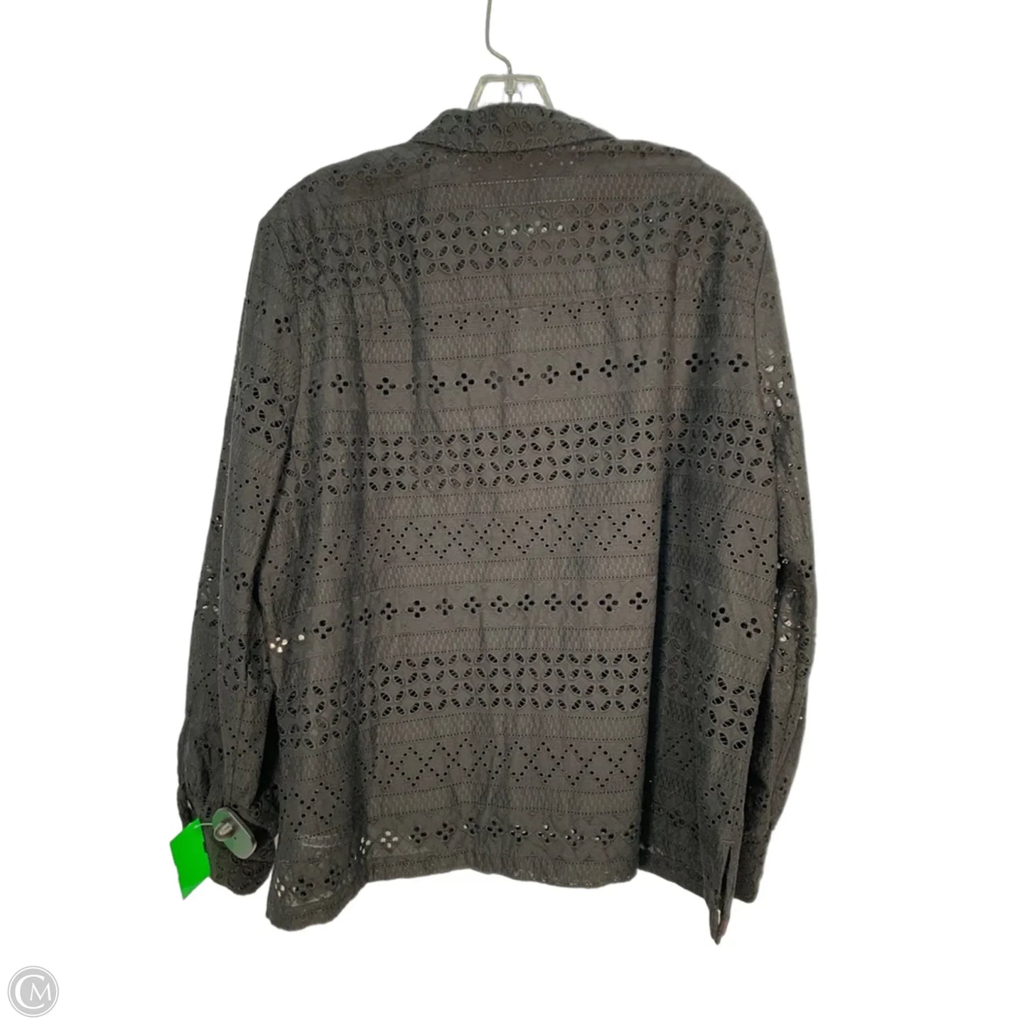 Top Long Sleeve By Chicos In Black, Size: Xl