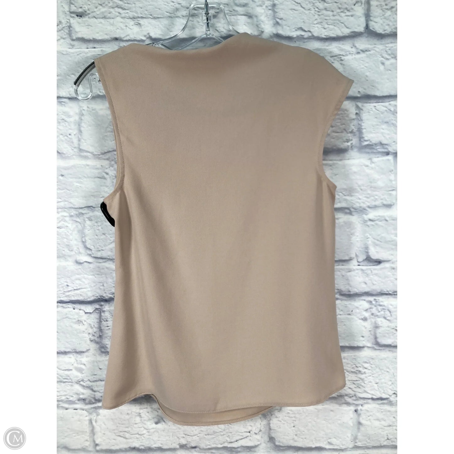 Blouse Sleeveless By Trina Turk In Cream, Size: S