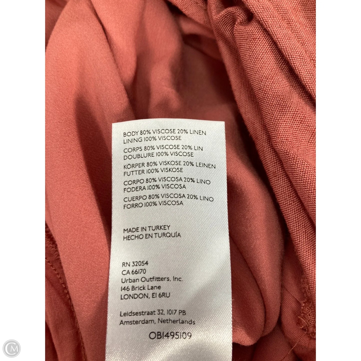 Dress Casual Short By Anthropologie In Orange, Size: 4