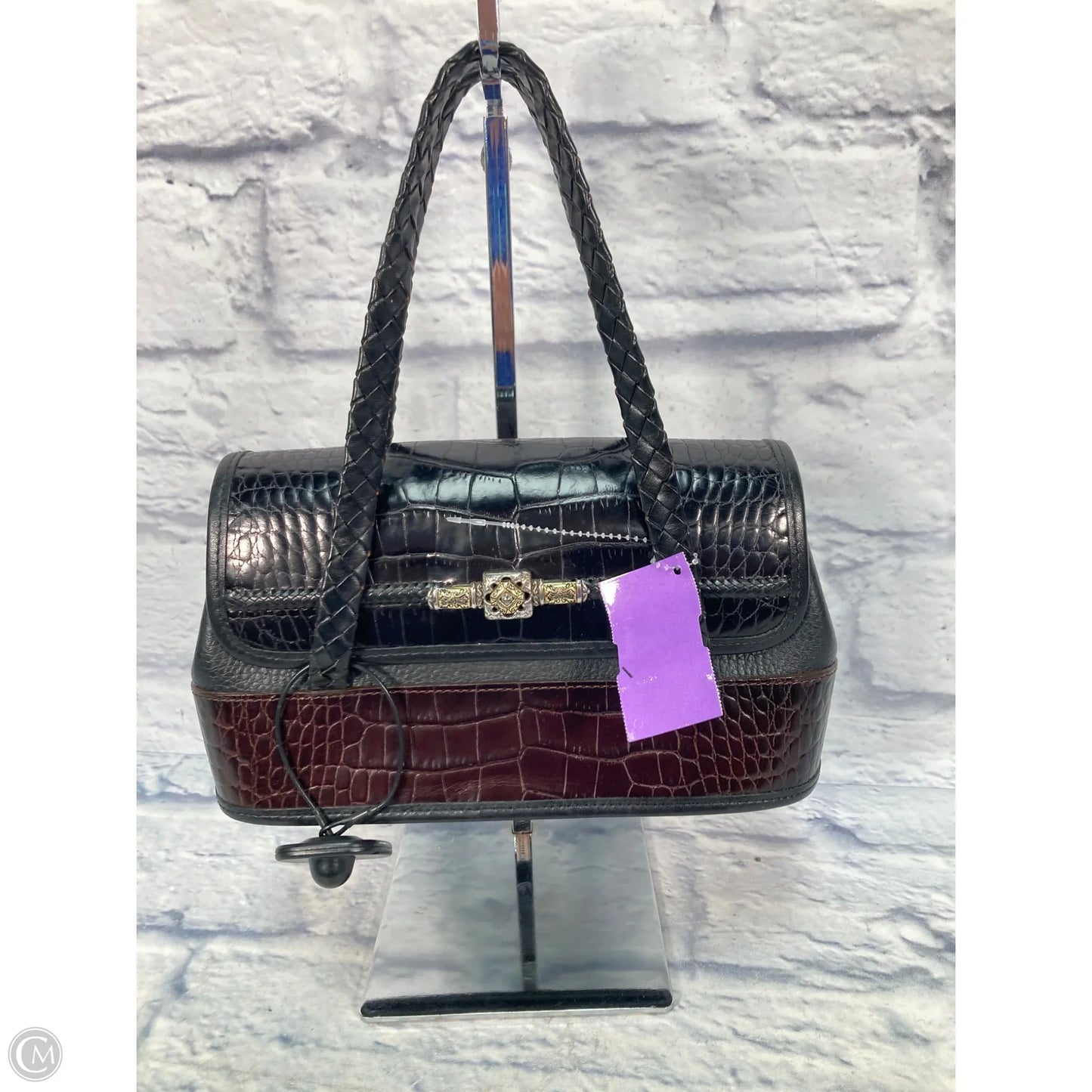 Handbag Leather By Brighton, Size: Small