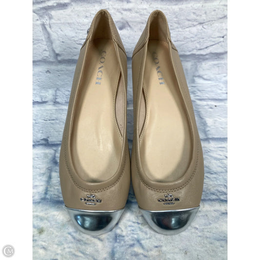 Shoes Designer By Coach In Cream, Size: 7