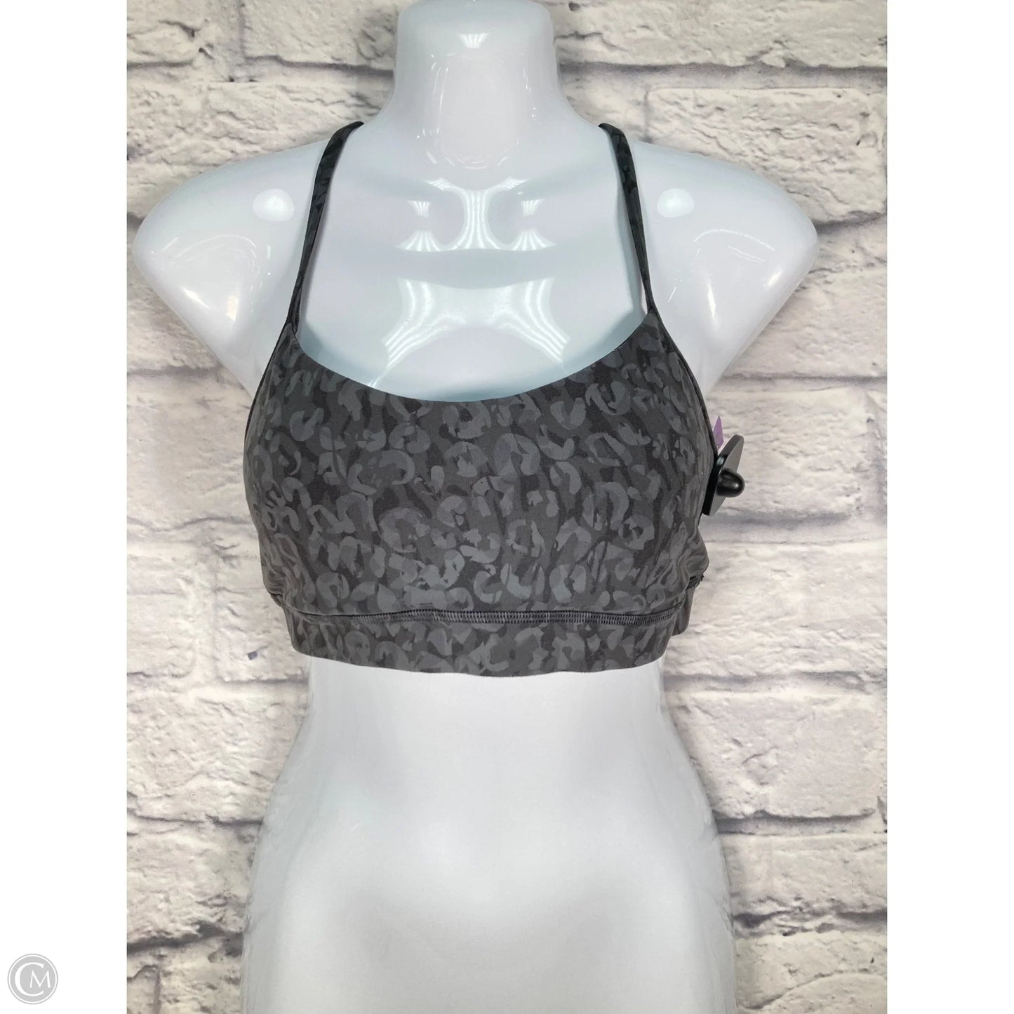 Athletic Bra By Lululemon In Grey, Size: M