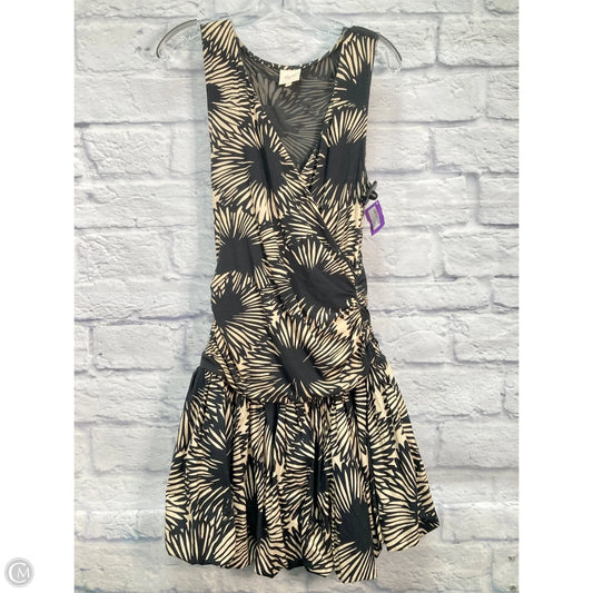 Dress Casual Short By Tracy Reese In Black & Cream, Size: Xs