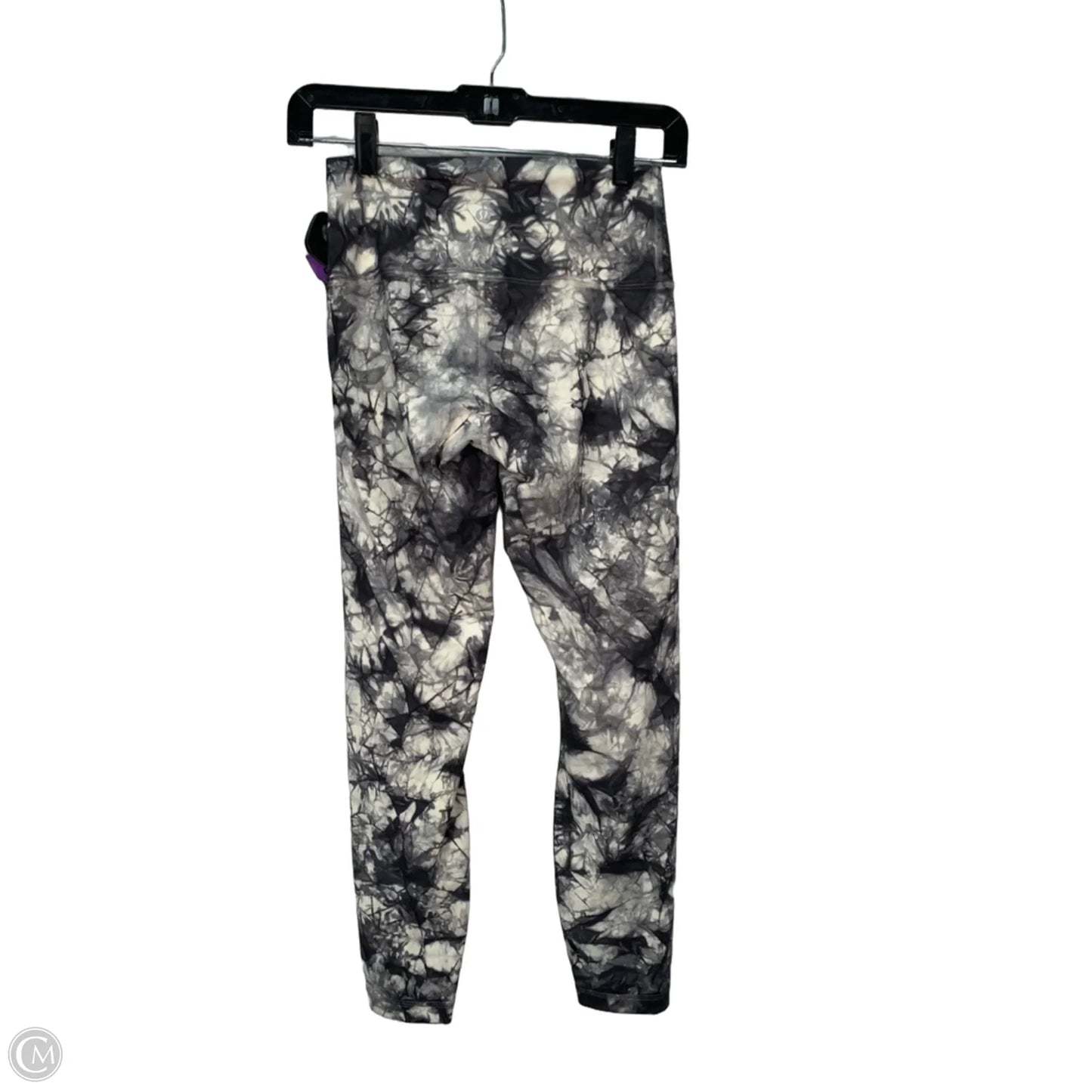 Athletic Leggings By Lululemon In Tie Dye Print, Size: S