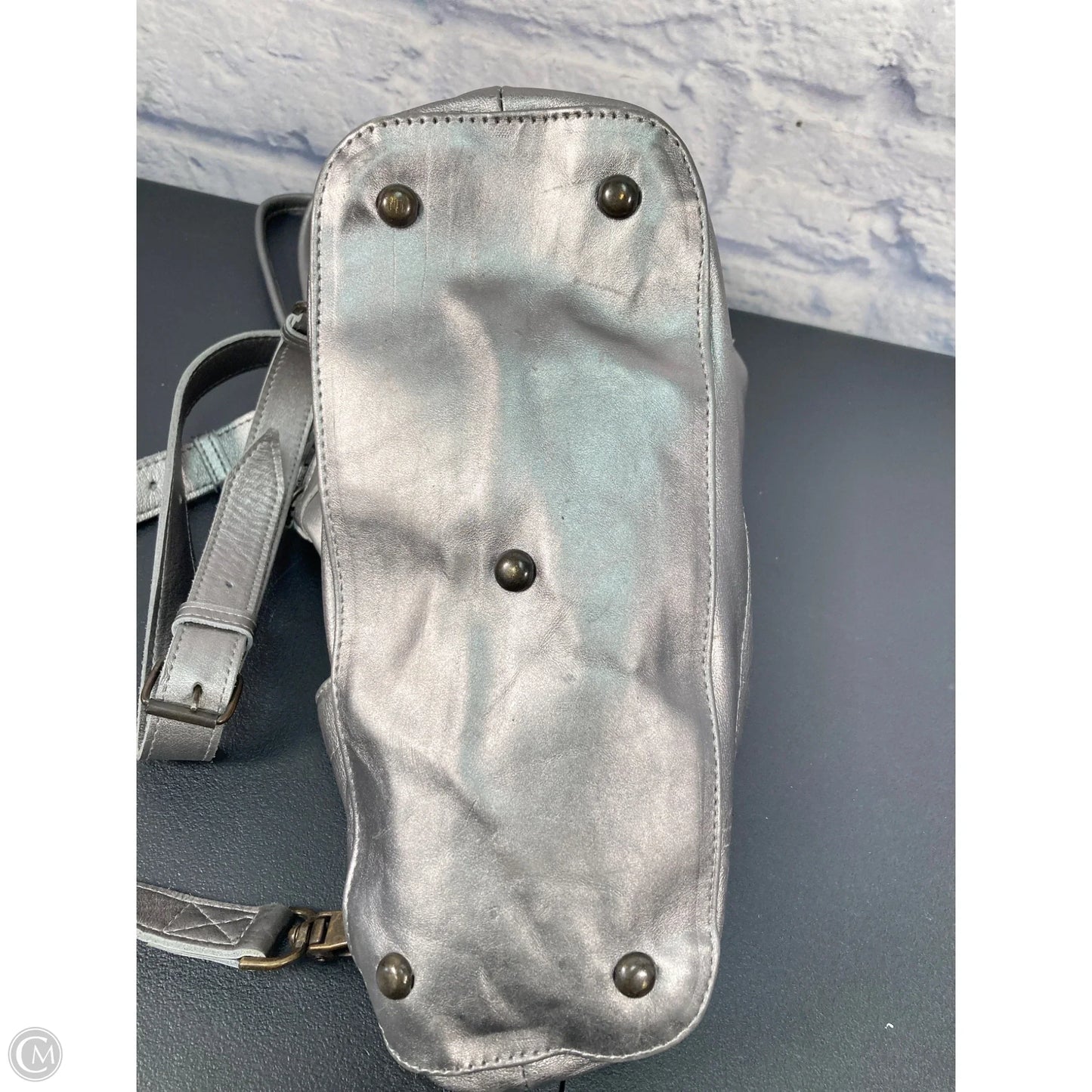 Handbag Leather By Clothes Mentor, Size: Large
