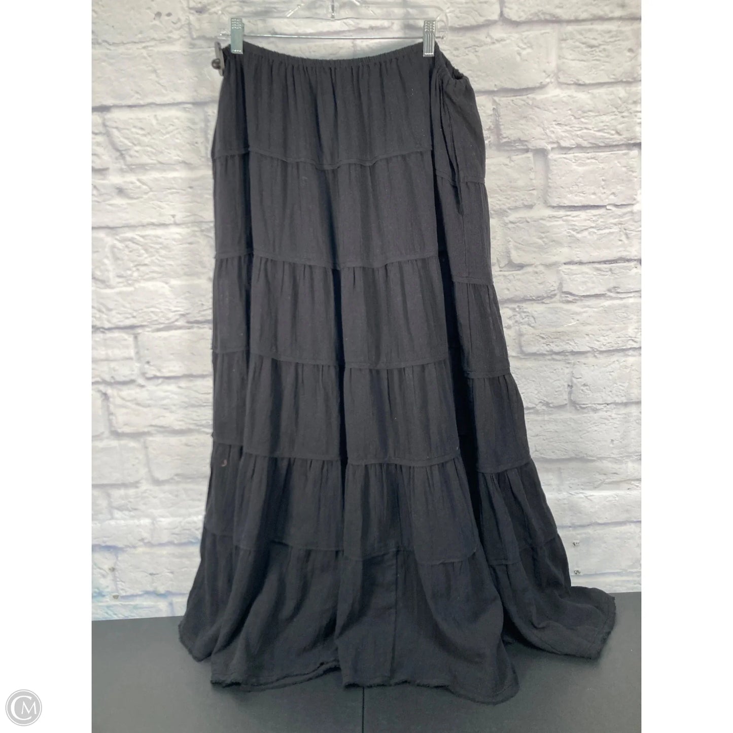 Skirt Maxi By Free People In Black, Size: 12