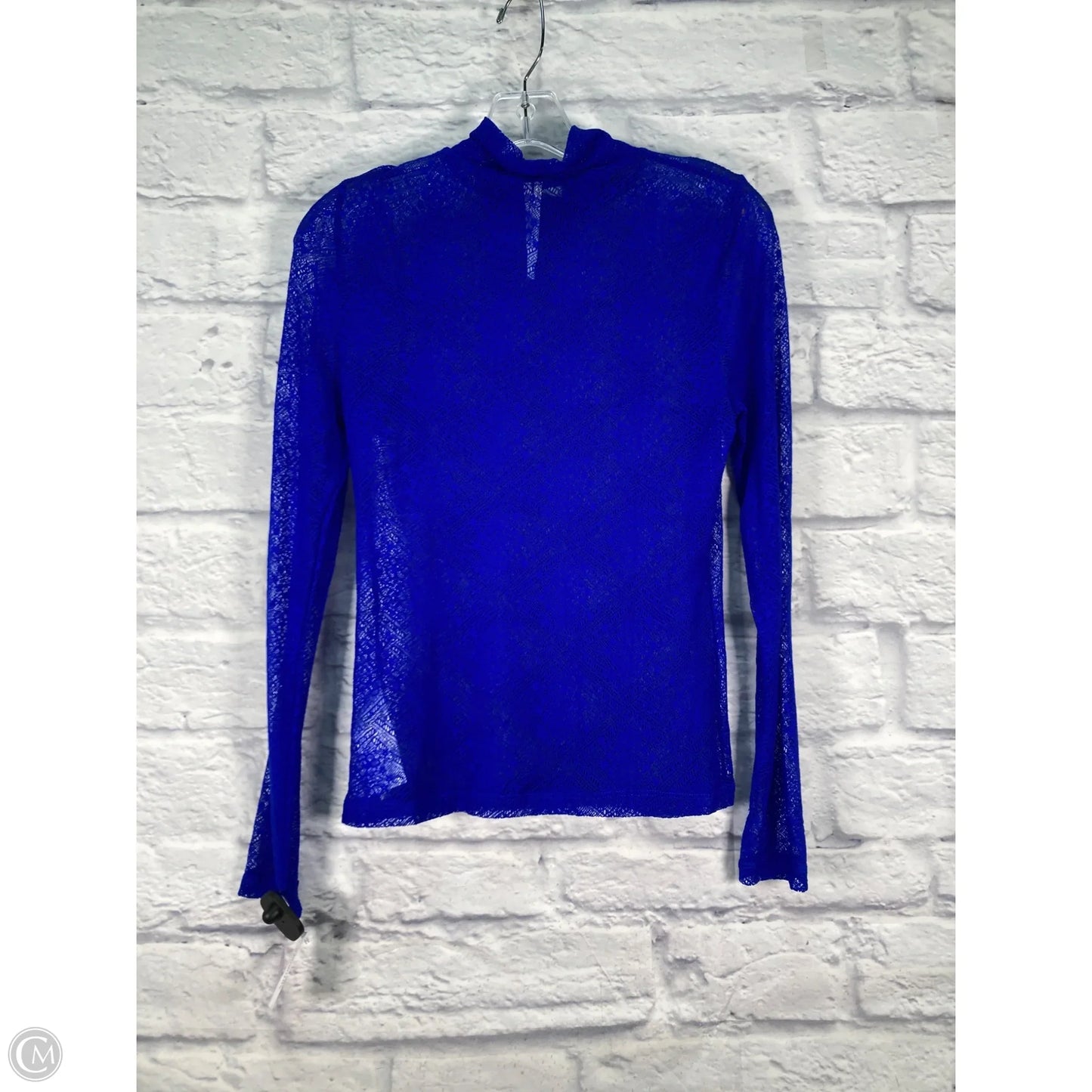 Top Long Sleeve By Anthropologie In Blue, Size: S