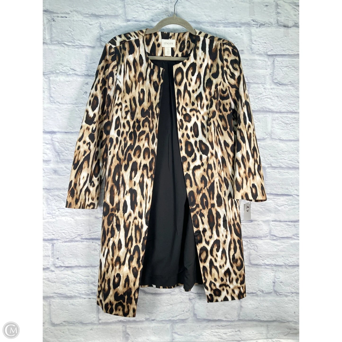 Coat Other By Chicos In Animal Print, Size: M