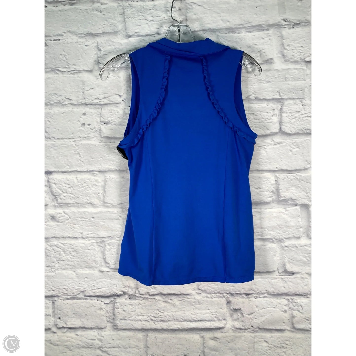 Top Sleeveless Designer By Lilly Pulitzer In Blue, Size: M