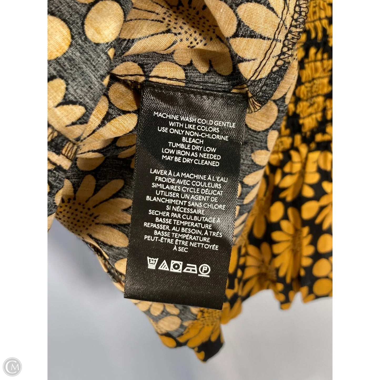 Top Sleeveless By Free People In Black & Orange, Size: L