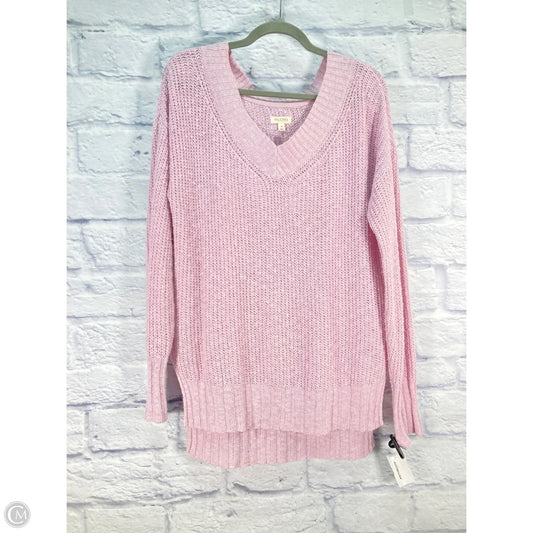 Sweater By Pilcro In Pink, Size: Xs