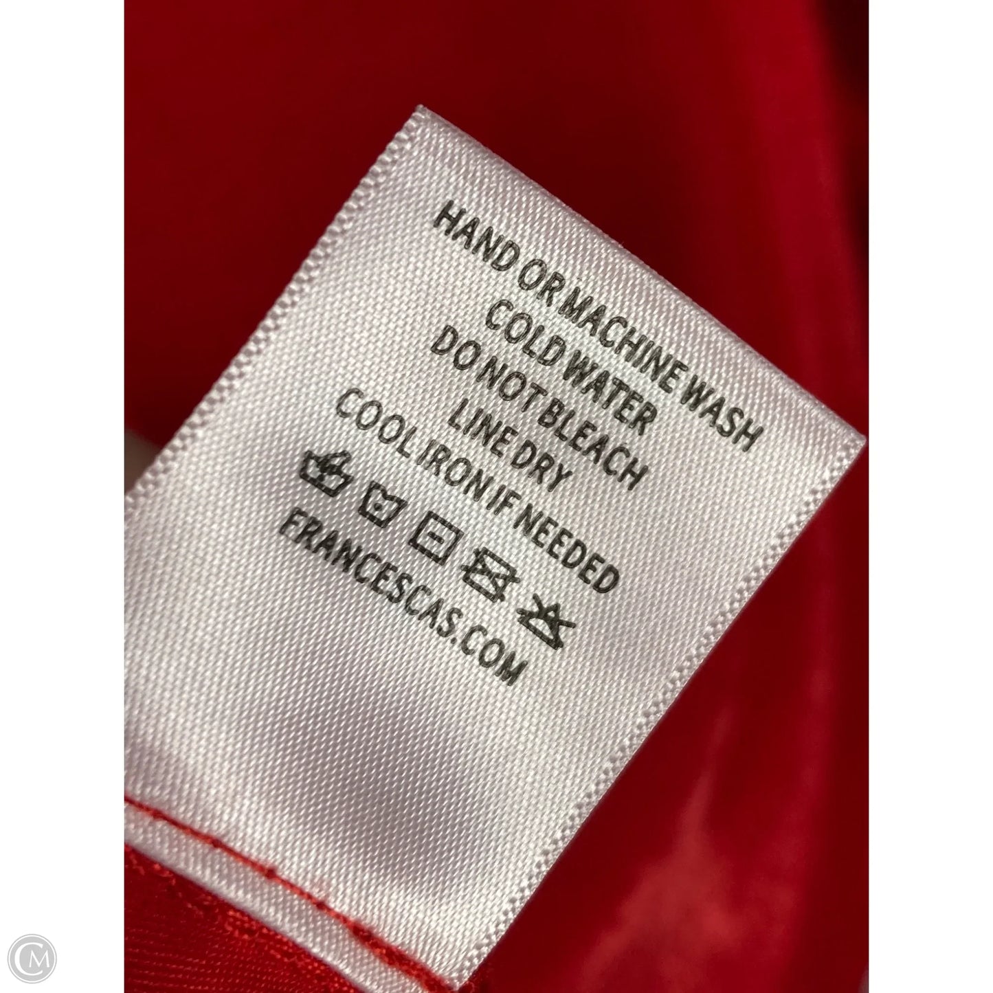 Blouse Long Sleeve By Francesca's In Red, Size: M