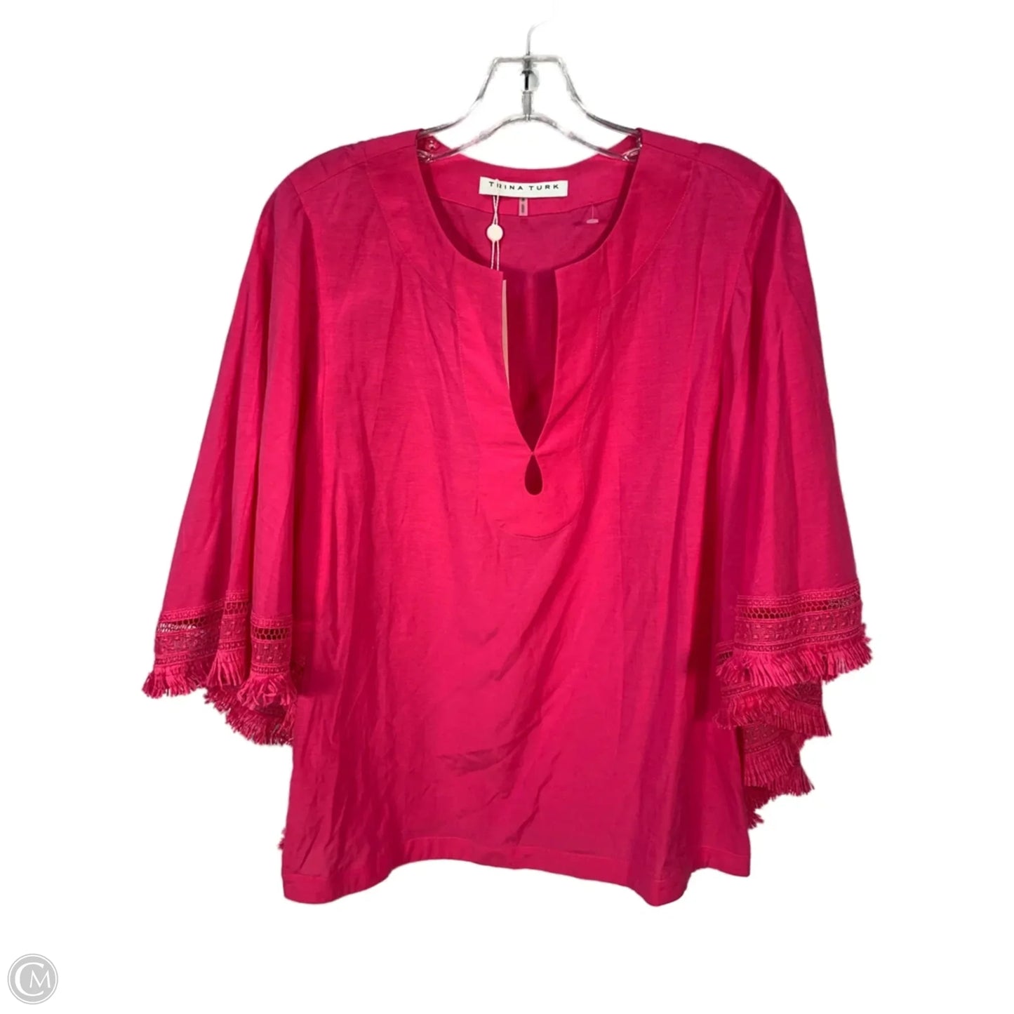 Top Short Sleeve By Trina Turk In Pink, Size: S