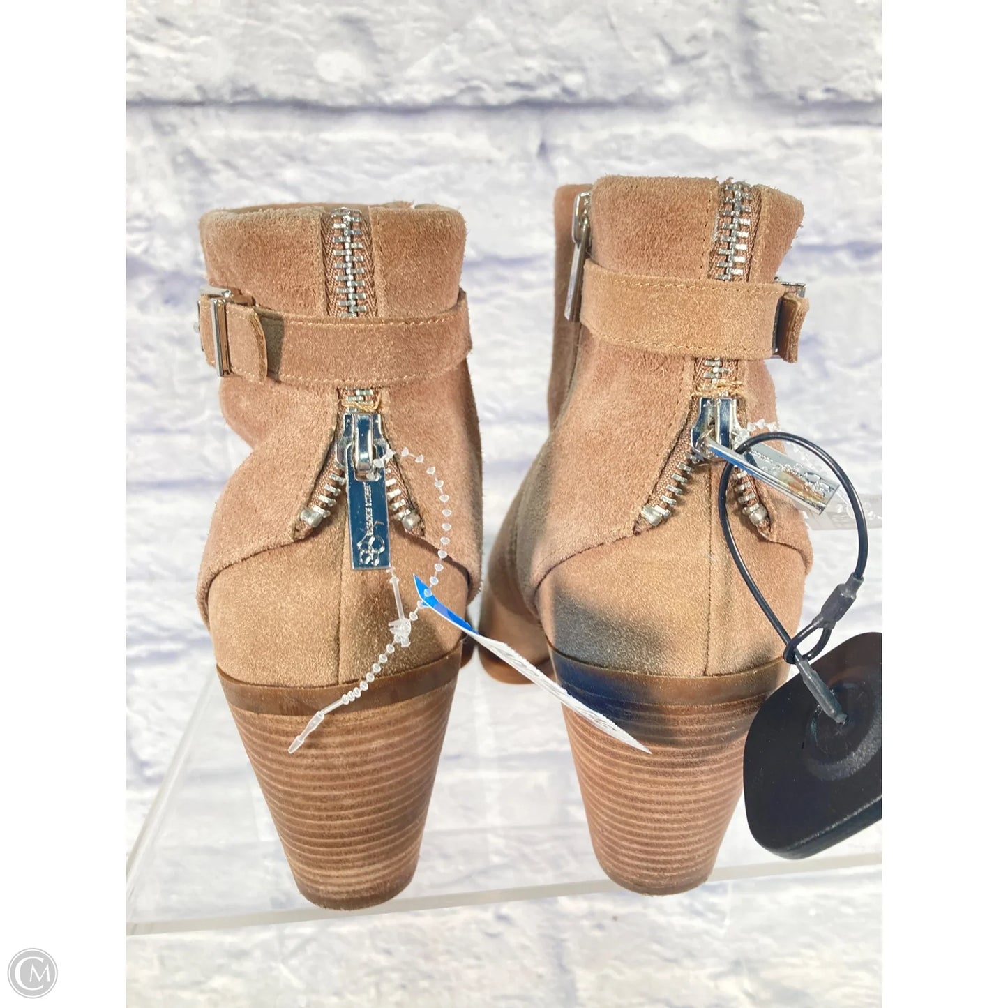 Boots Ankle Heels By Jessica Simpson In Brown, Size: 8.5