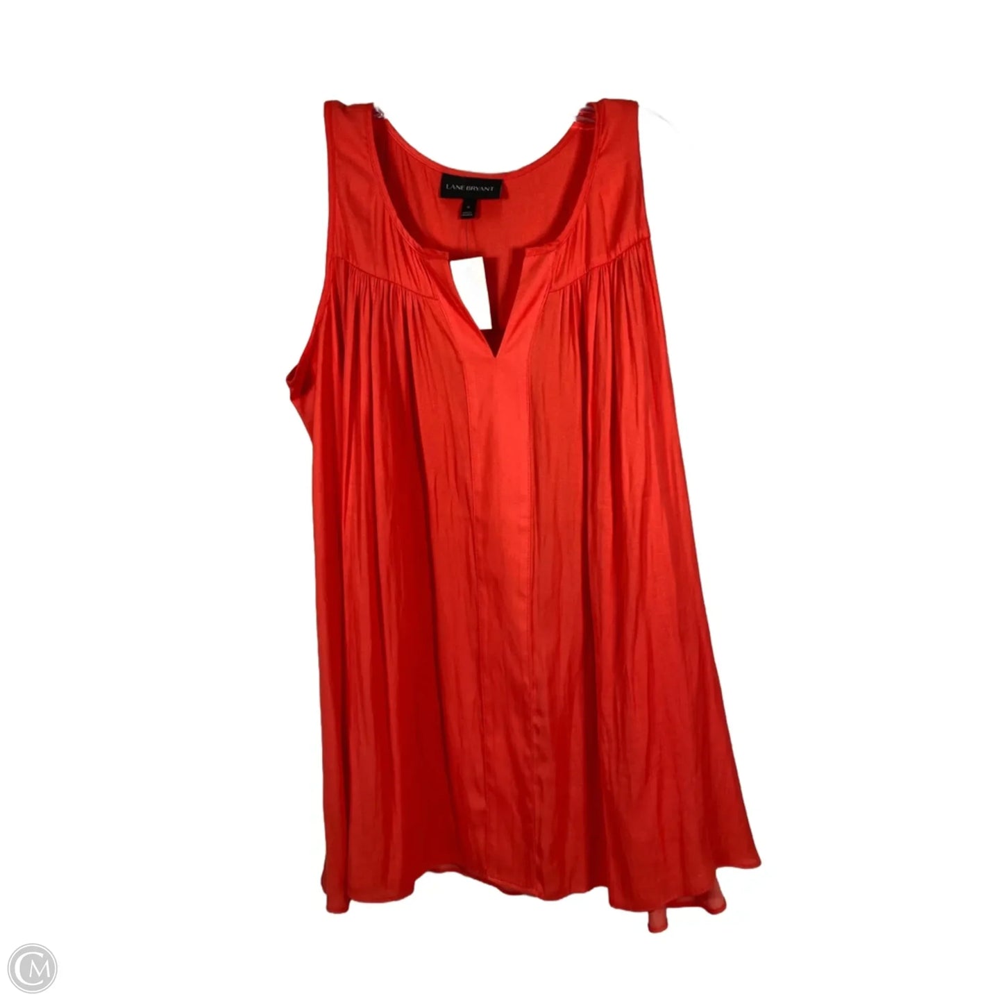 Tunic Sleeveless By Lane Bryant In Orange, Size: Xl