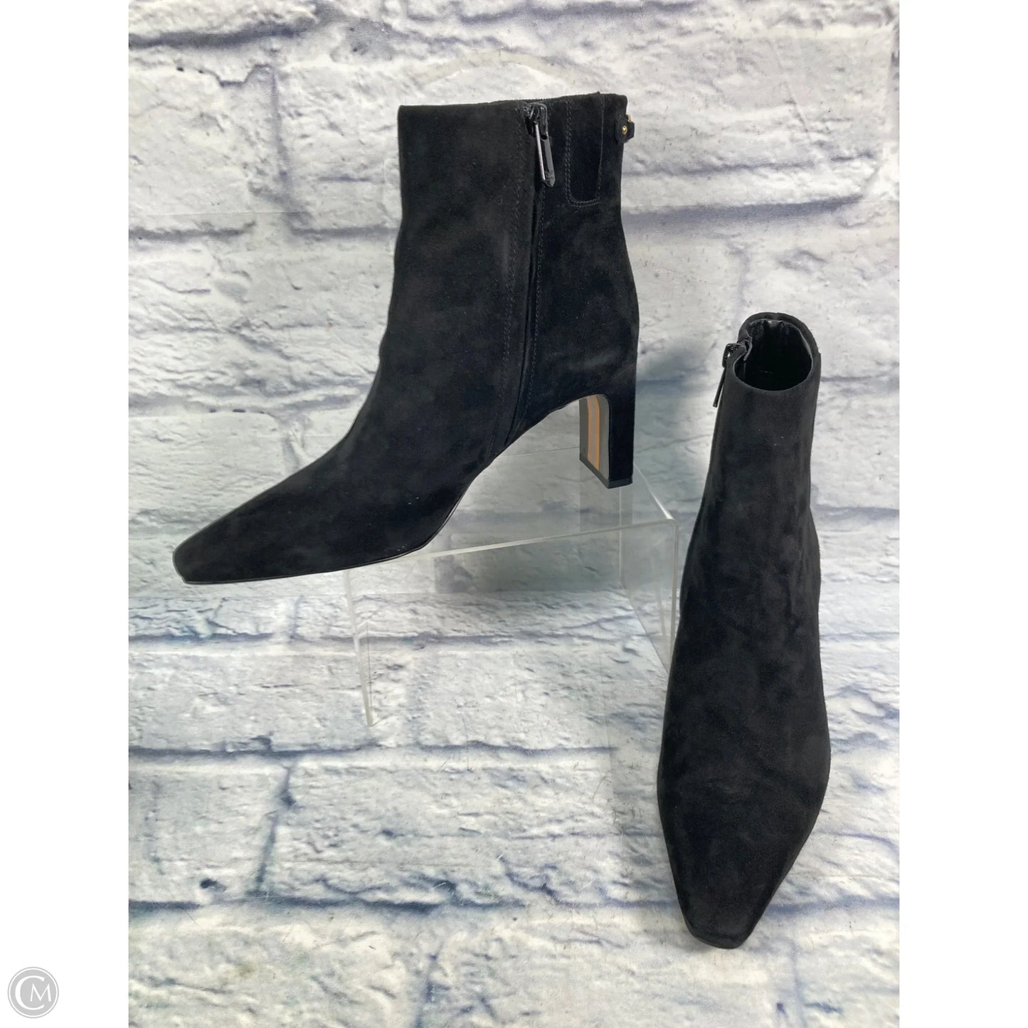 Boots Ankle Heels By Sam Edelman In Black, Size: 8.5