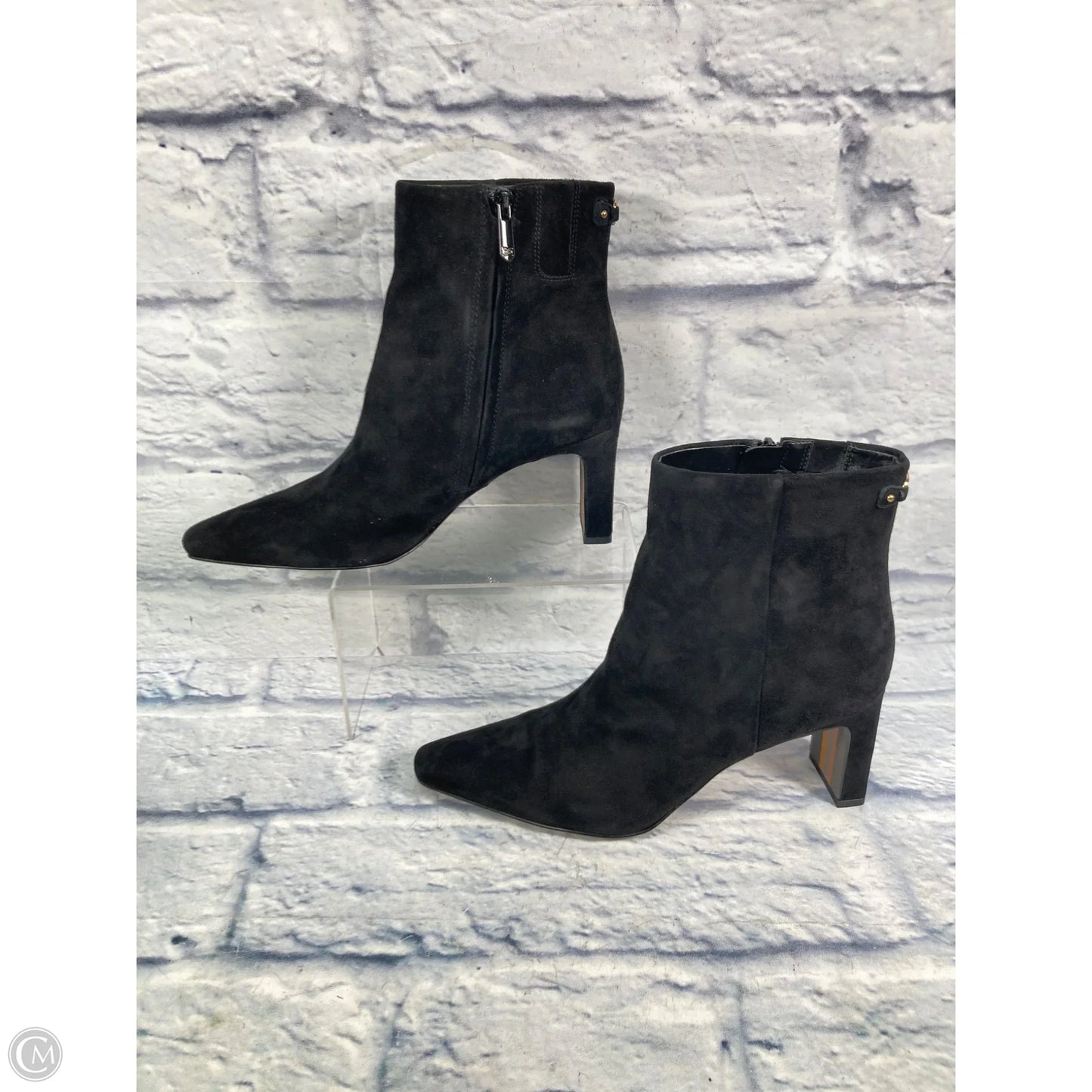 Boots Ankle Heels By Sam Edelman In Black, Size: 8.5