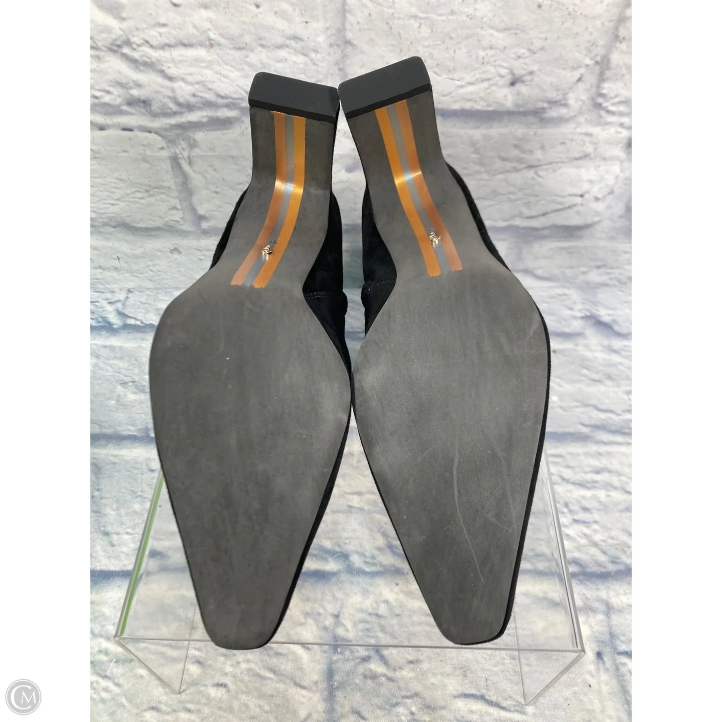 Boots Ankle Heels By Sam Edelman In Black, Size: 8.5