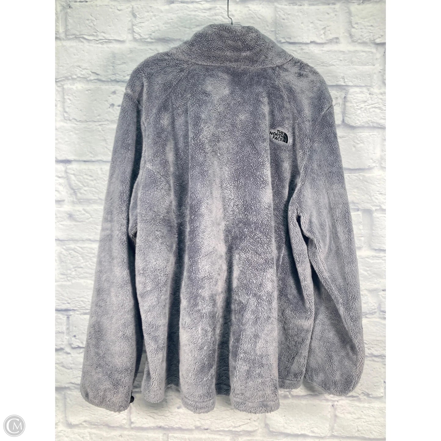 Athletic Jacket By The North Face In Grey, Size: Xxl