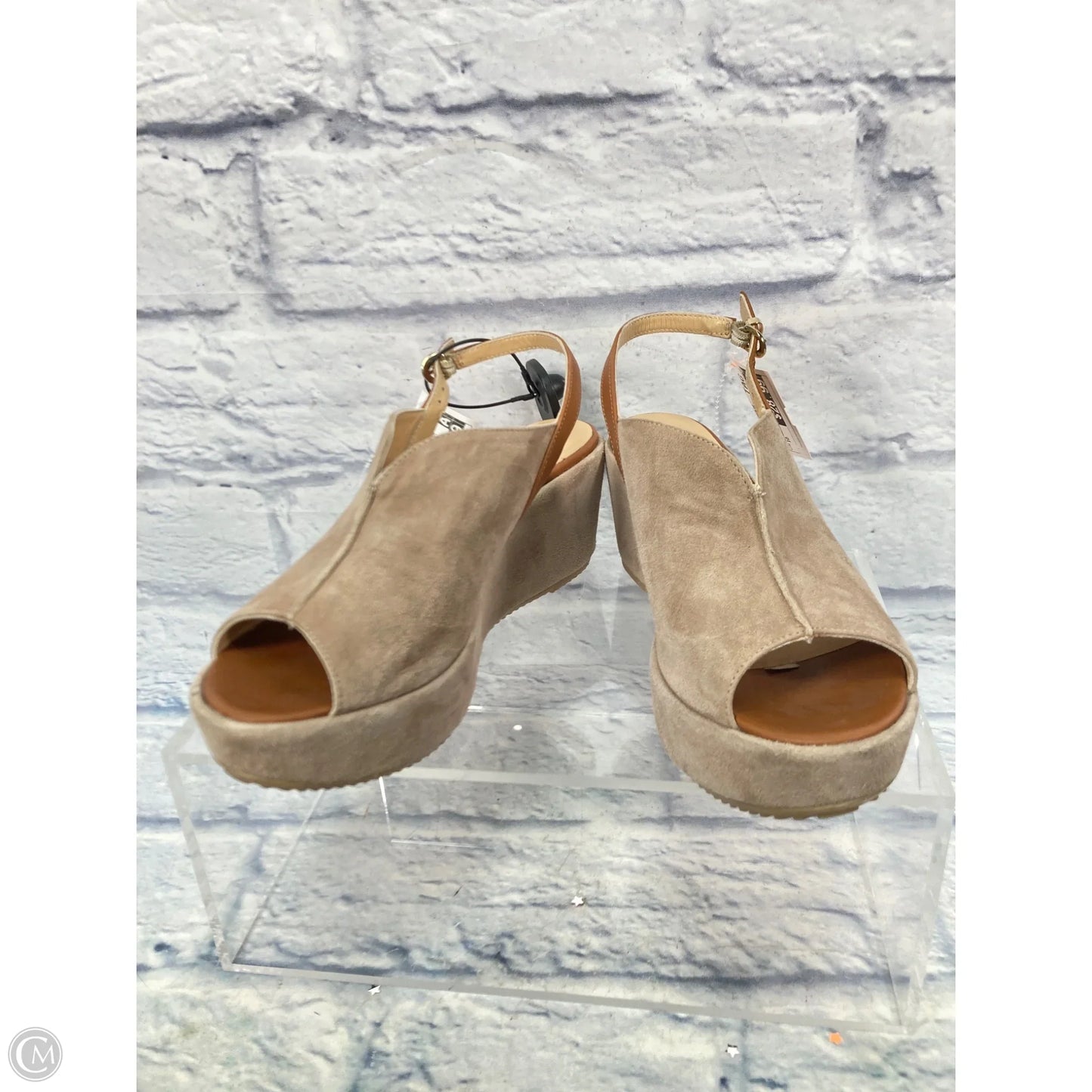 Sandals Heels Platform By Sundance In Tan, Size: 10