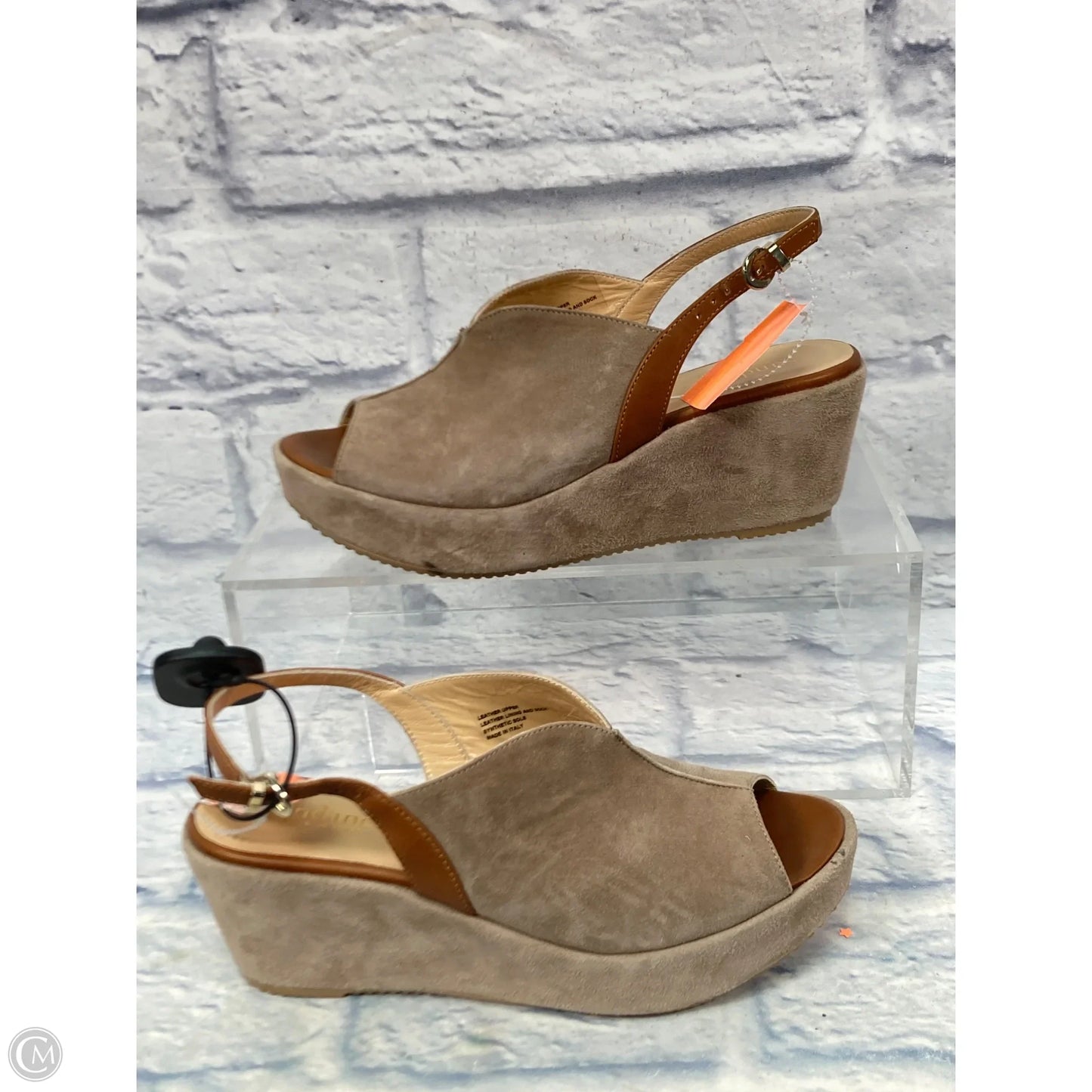 Sandals Heels Platform By Sundance In Tan, Size: 10