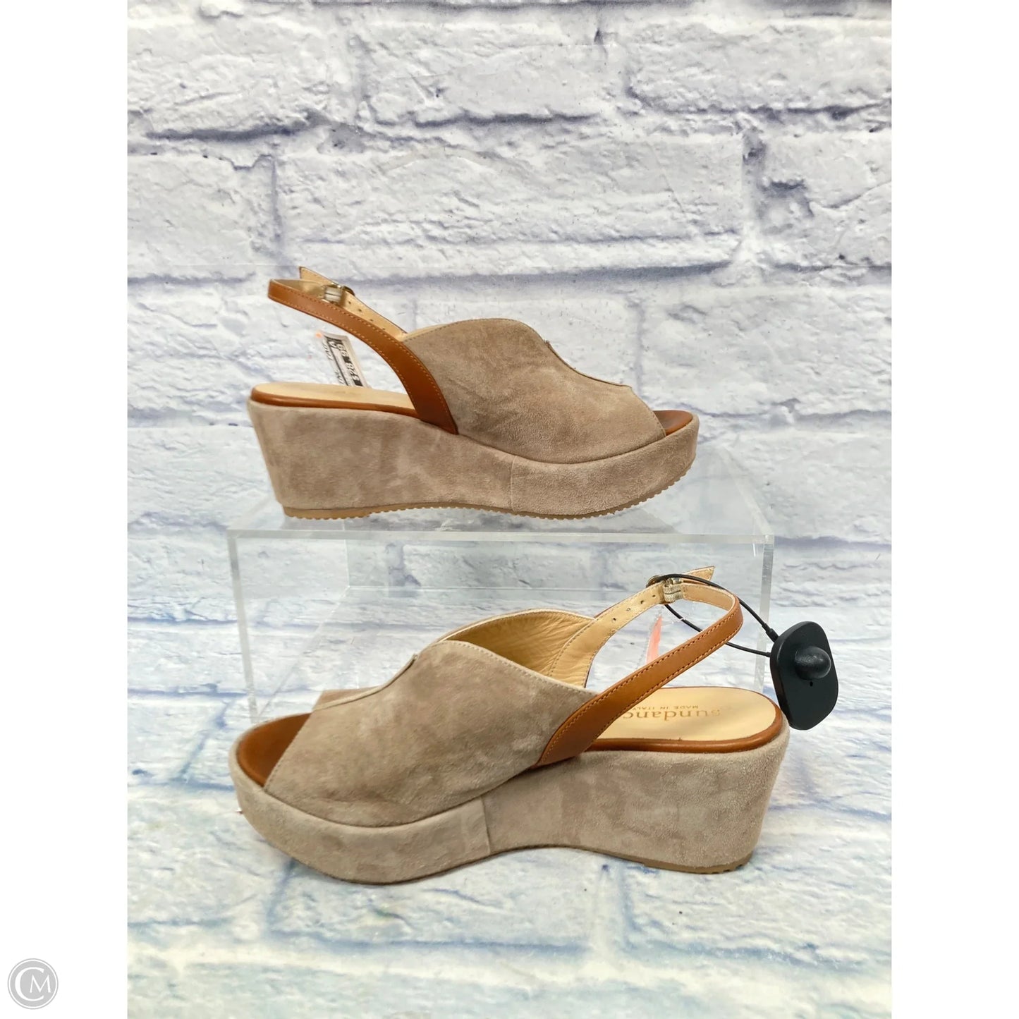 Sandals Heels Platform By Sundance In Tan, Size: 10