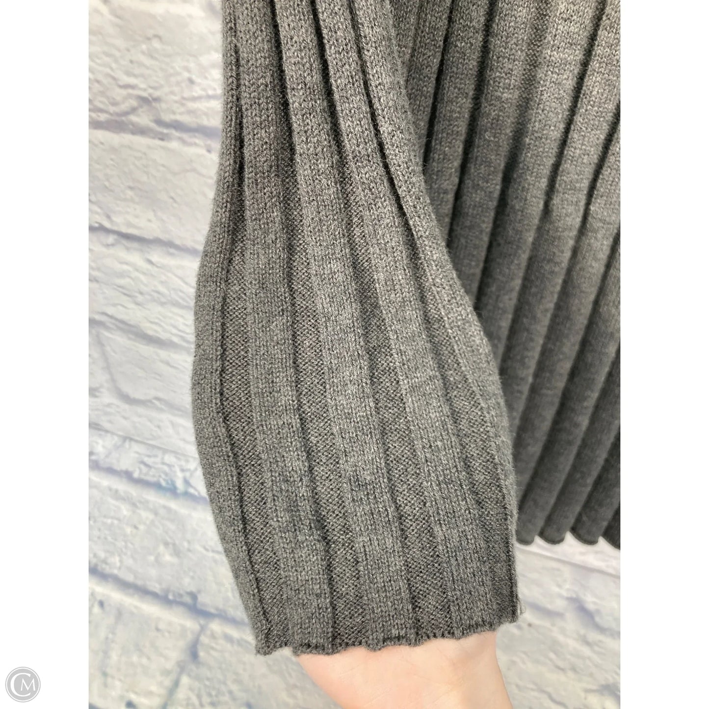 Dress Sweater By Anthropologie In Grey, Size: S