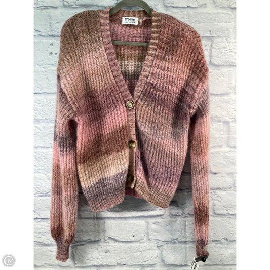 Cardigan By Clothes Mentor In Pink, Size: S