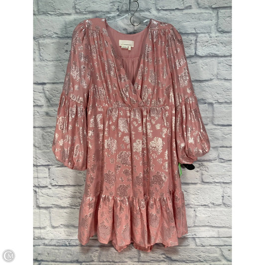 Dress Party Short By Anthropologie In Pink, Size: S