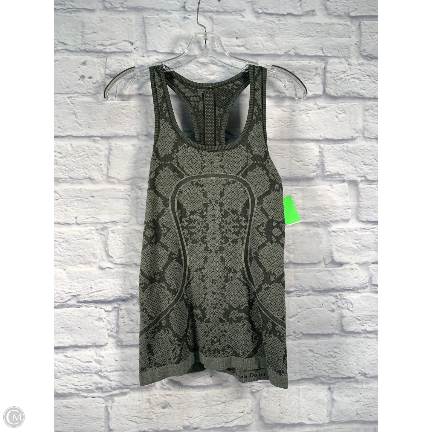 Athletic Tank Top By Lululemon In Green, Size: S