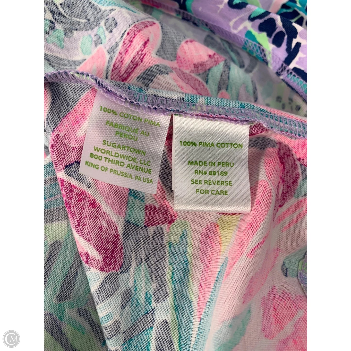 Dress Designer By Lilly Pulitzer In Pink & Purple, Size: Xs