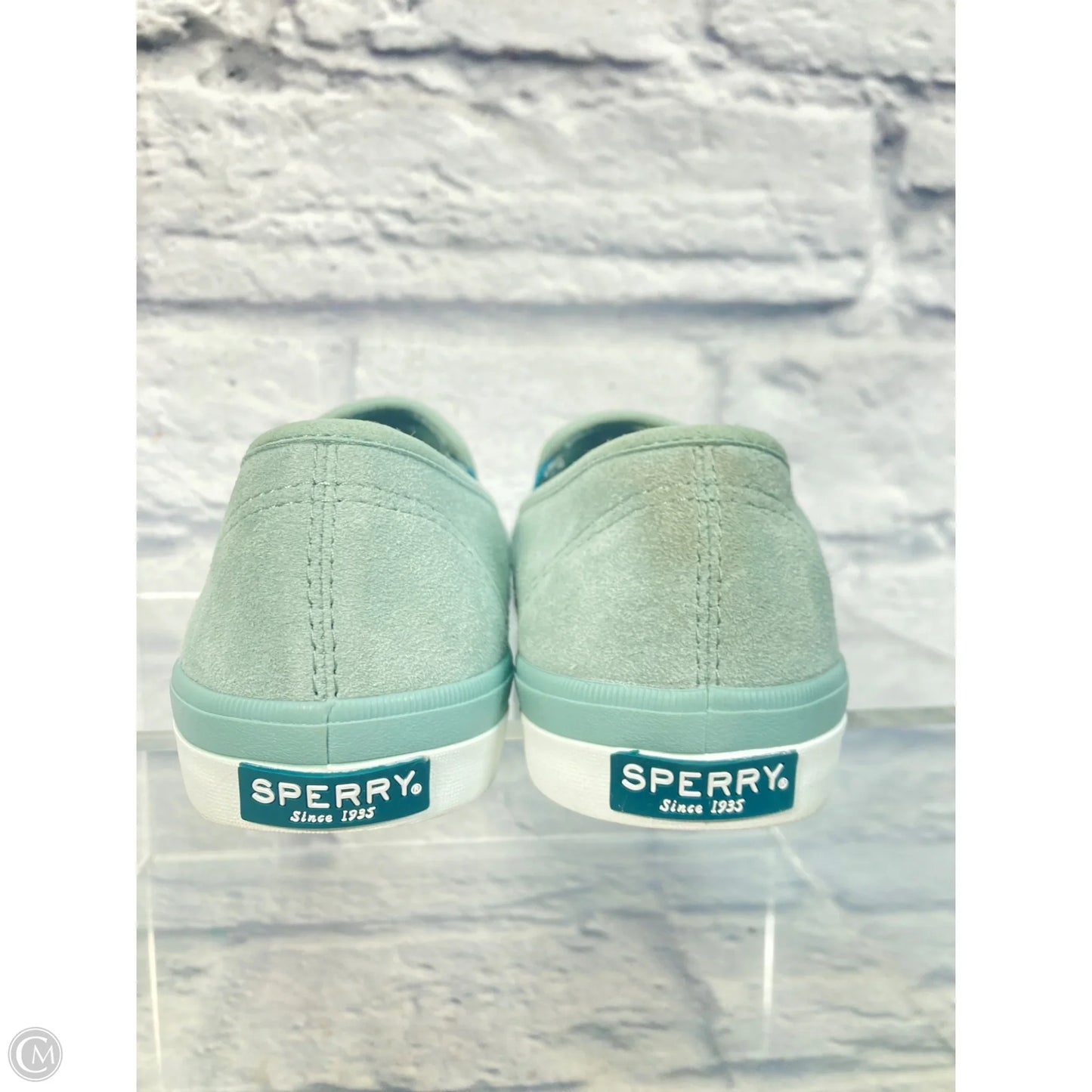 Shoes Sneakers By Sperry In Teal, Size: 8