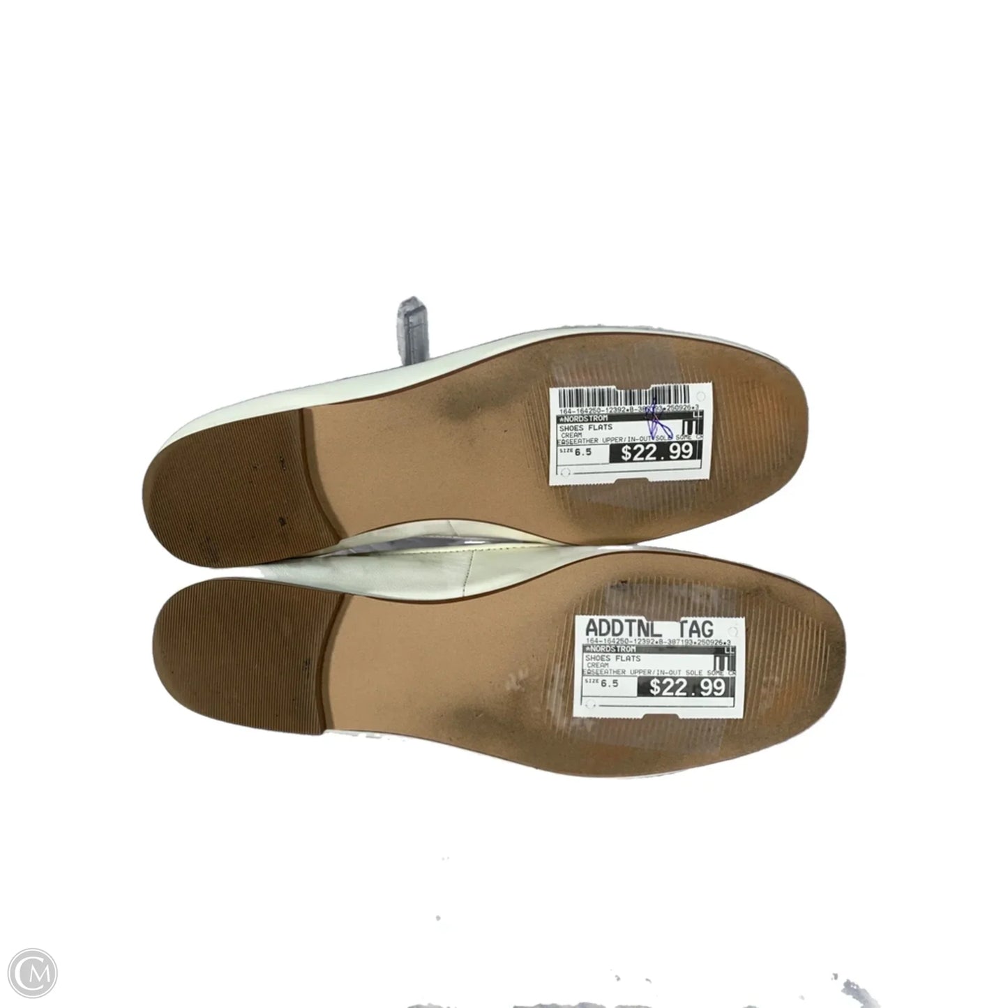 Shoes Flats By Nordstrom In Cream, Size: 6.5