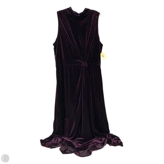 Dress Party Long By Gabby Skye In Purple, Size: Xl