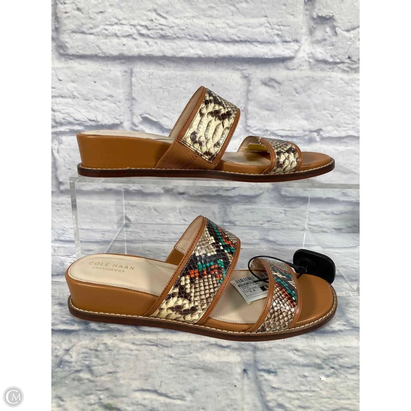 Sandals Flats By Cole-haan In Brown, Size: 8.5