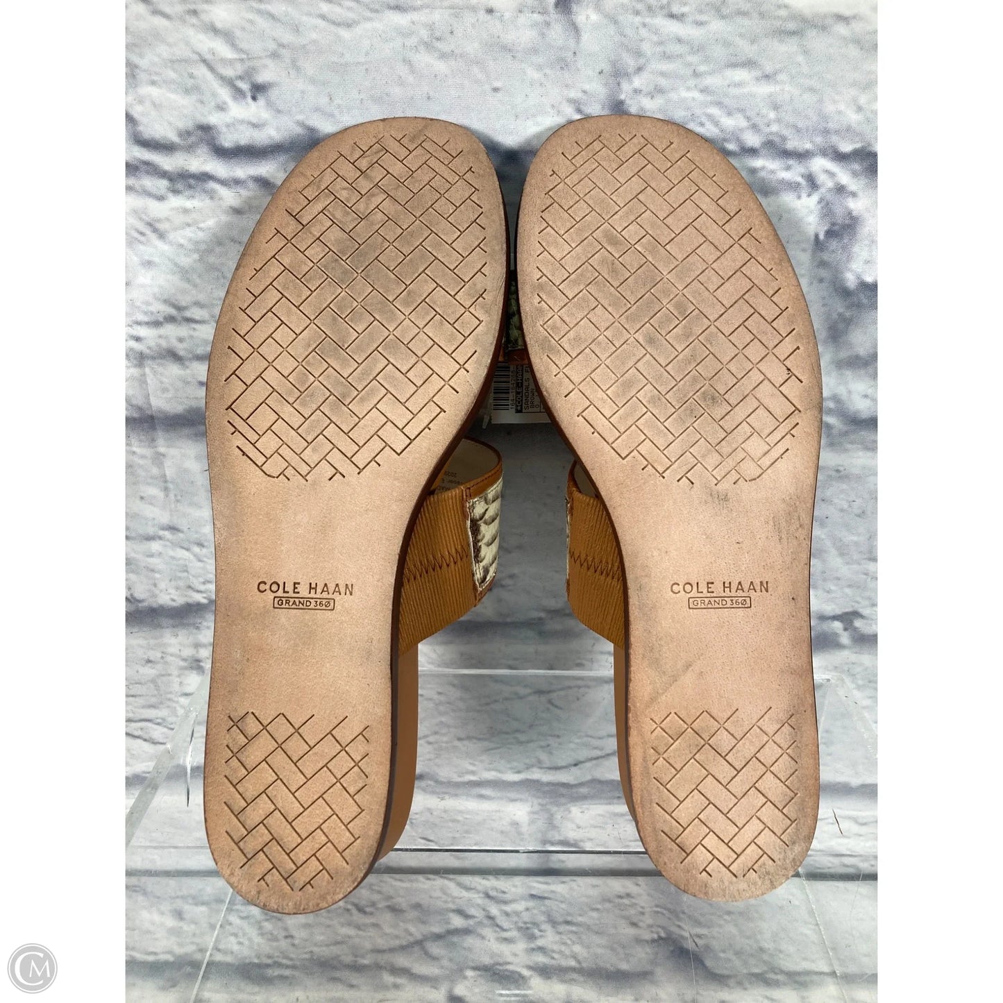 Sandals Flats By Cole-haan In Brown, Size: 8.5