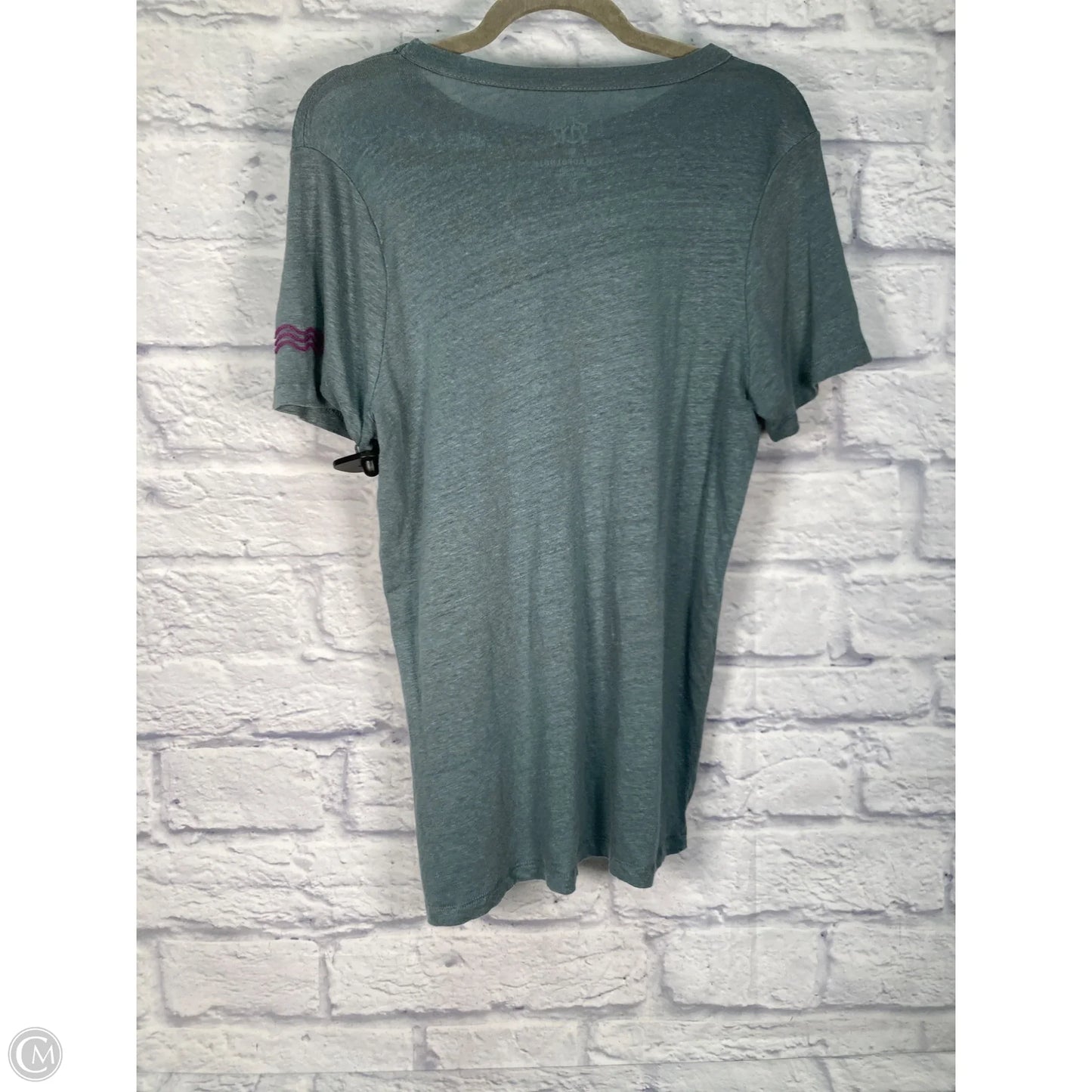 Top Short Sleeve Basic By Anthropologie In Green, Size: Xl