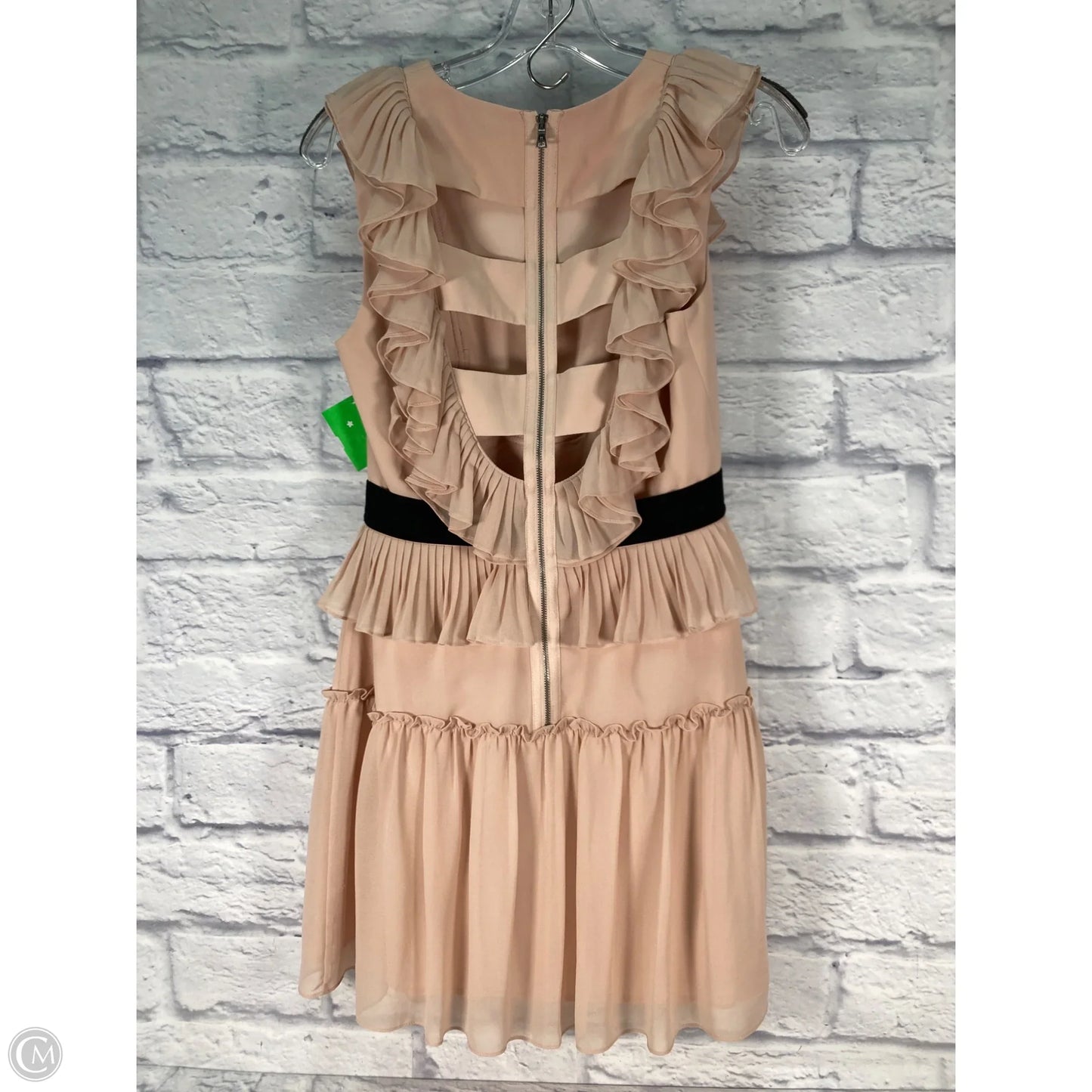 Dress Party Short By Bcbgmaxazria In Tan, Size: S