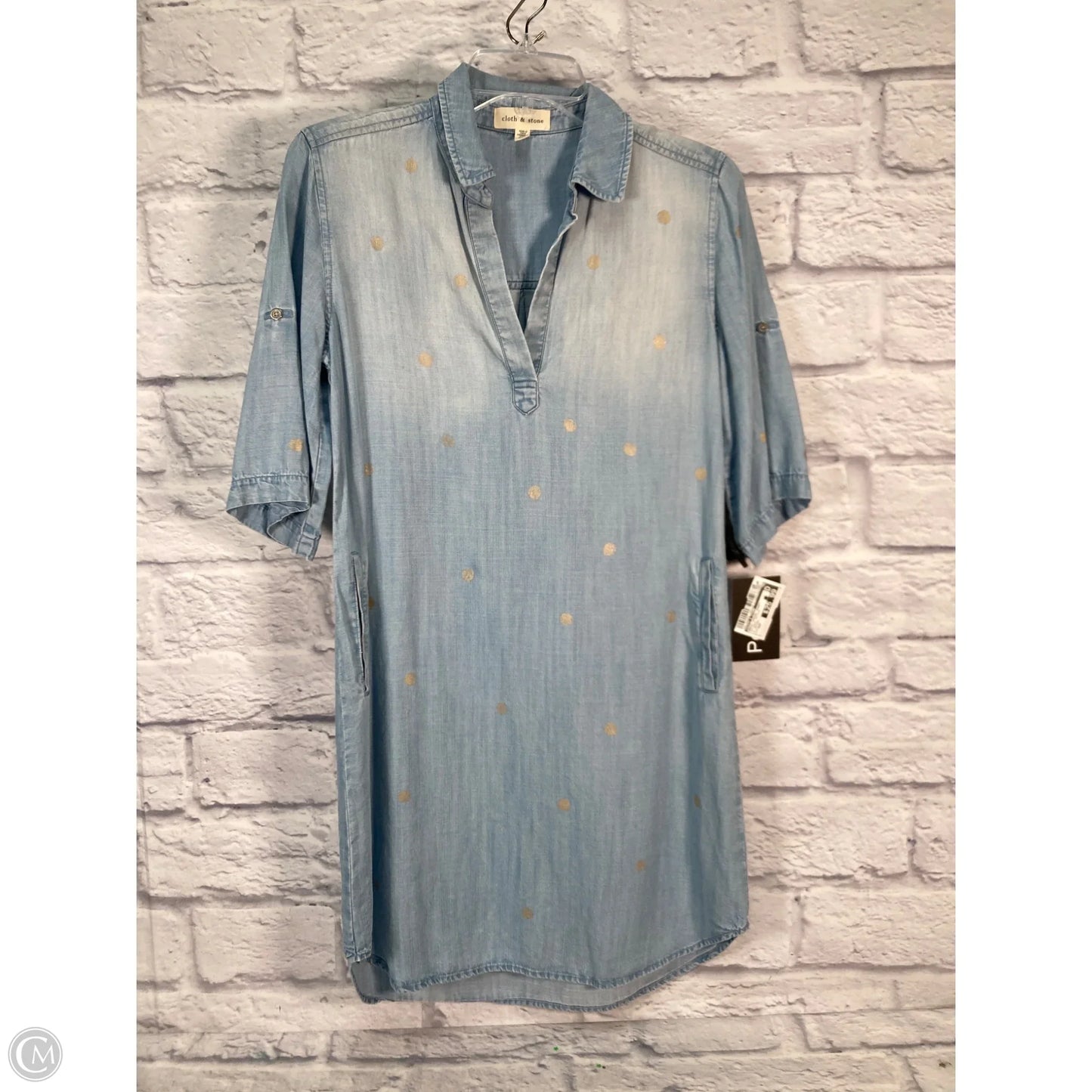 Dress Casual Short By Cloth & Stone In Polkadot Pattern, Size: Xsp