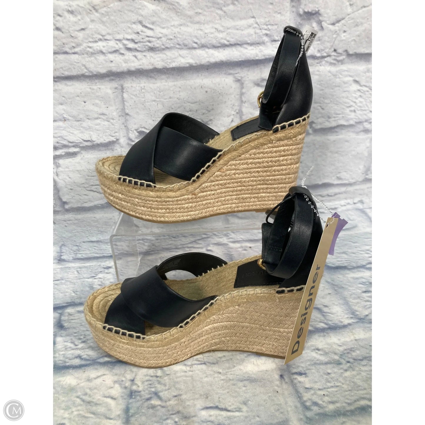 Sandals Designer By Tory Burch In Black, Size: 7