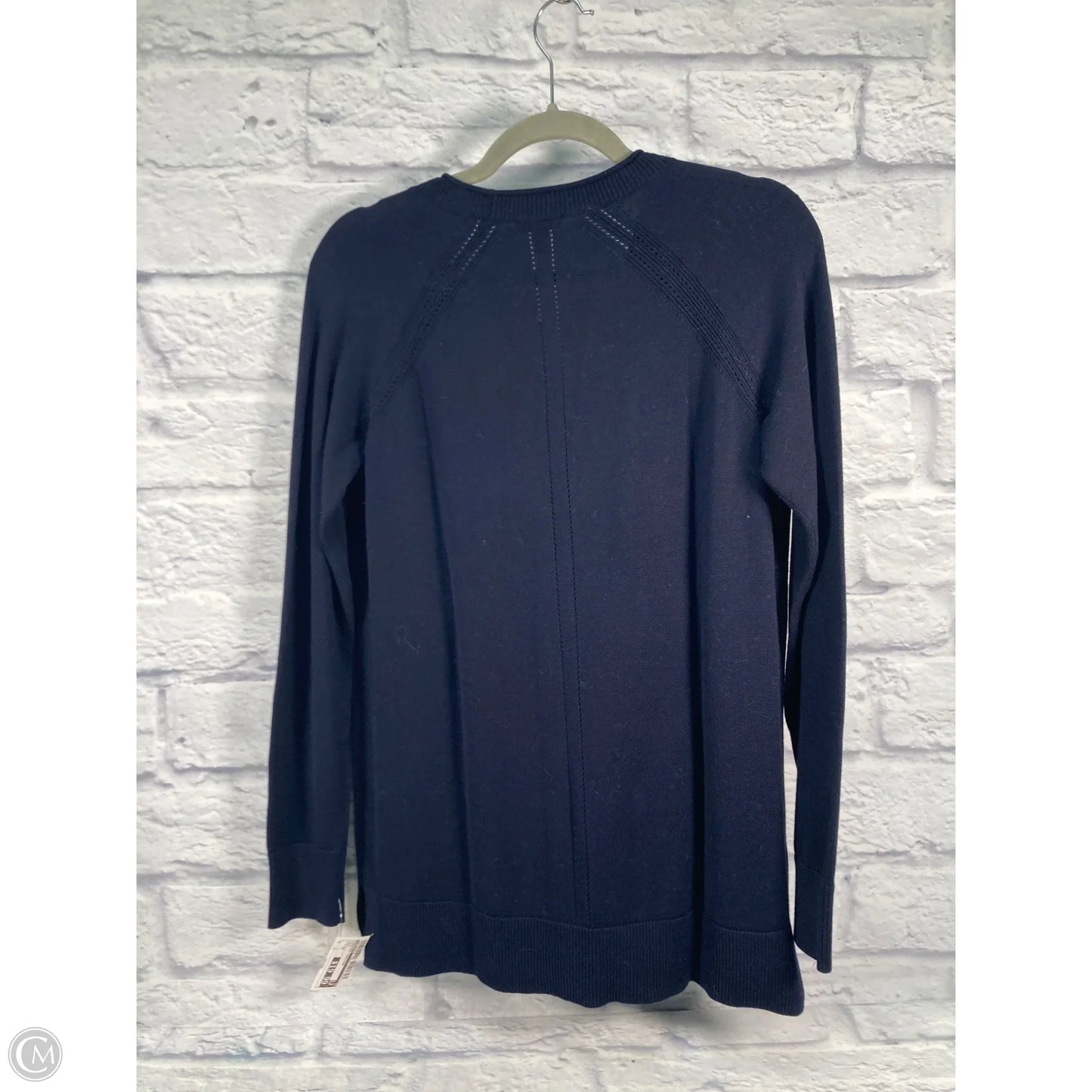 Sweater Cardigan By Talbots In Blue, Size: Xs