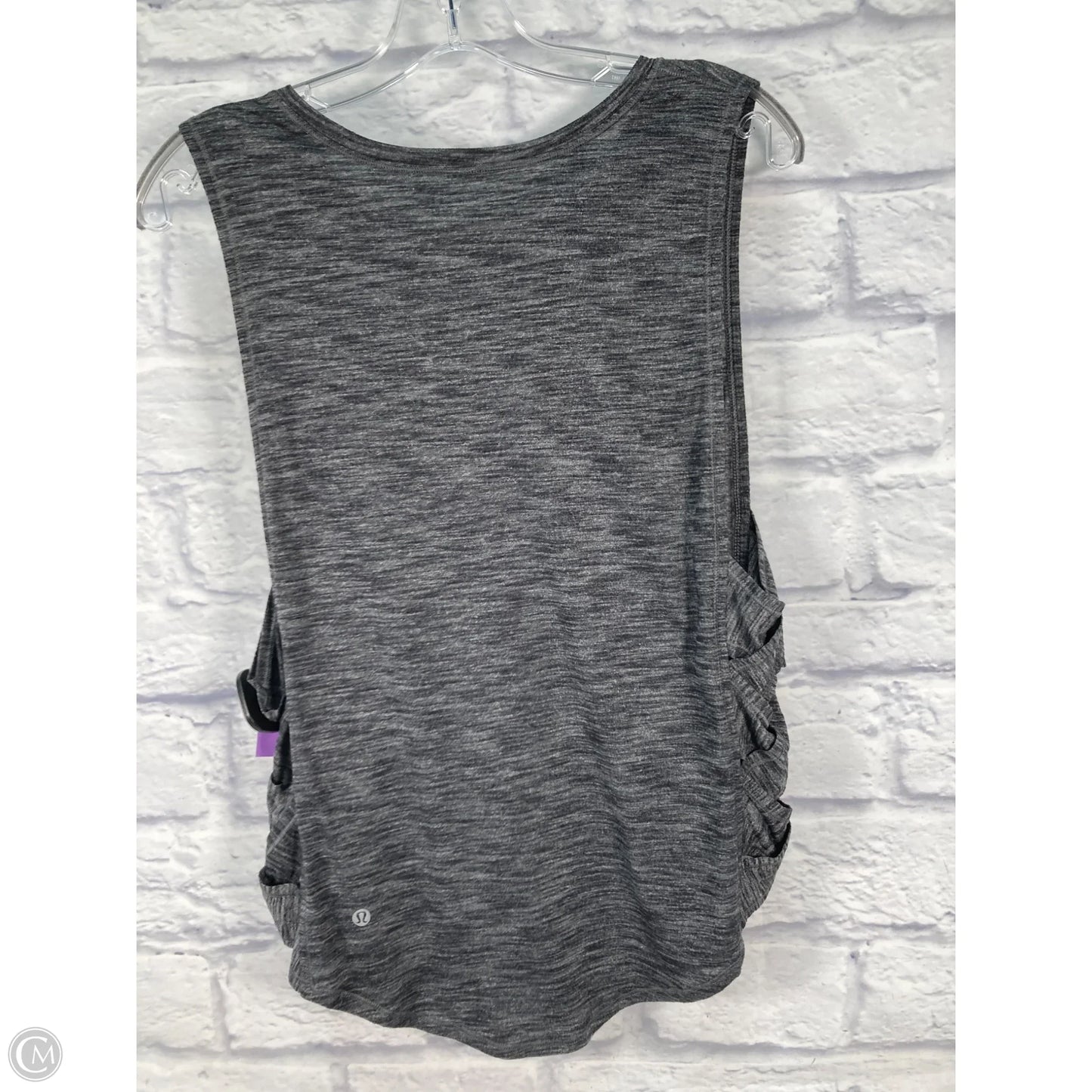 Athletic Tank Top By Lululemon In Grey, Size: M