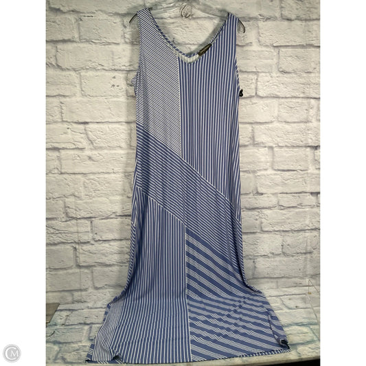 Dress Casual Maxi By Tommy Bahama In Striped Pattern, Size: L