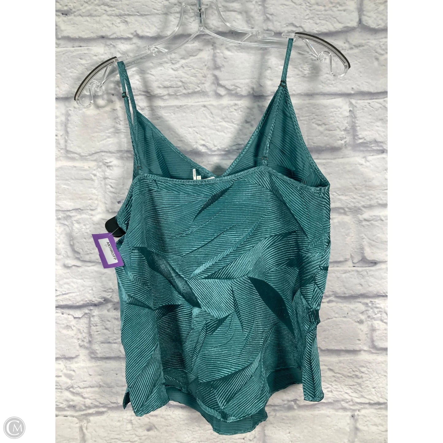 Top Sleeveless By Floreat In Blue, Size: S